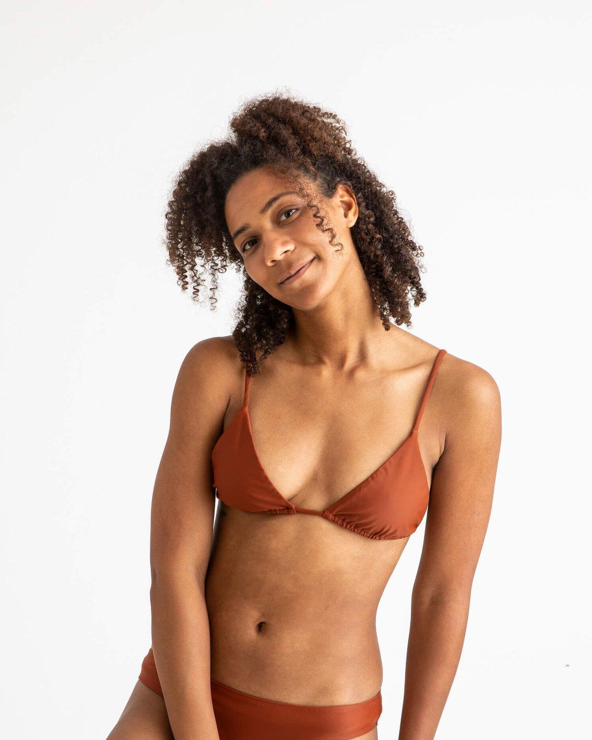 Triangle Bikini Top Amber