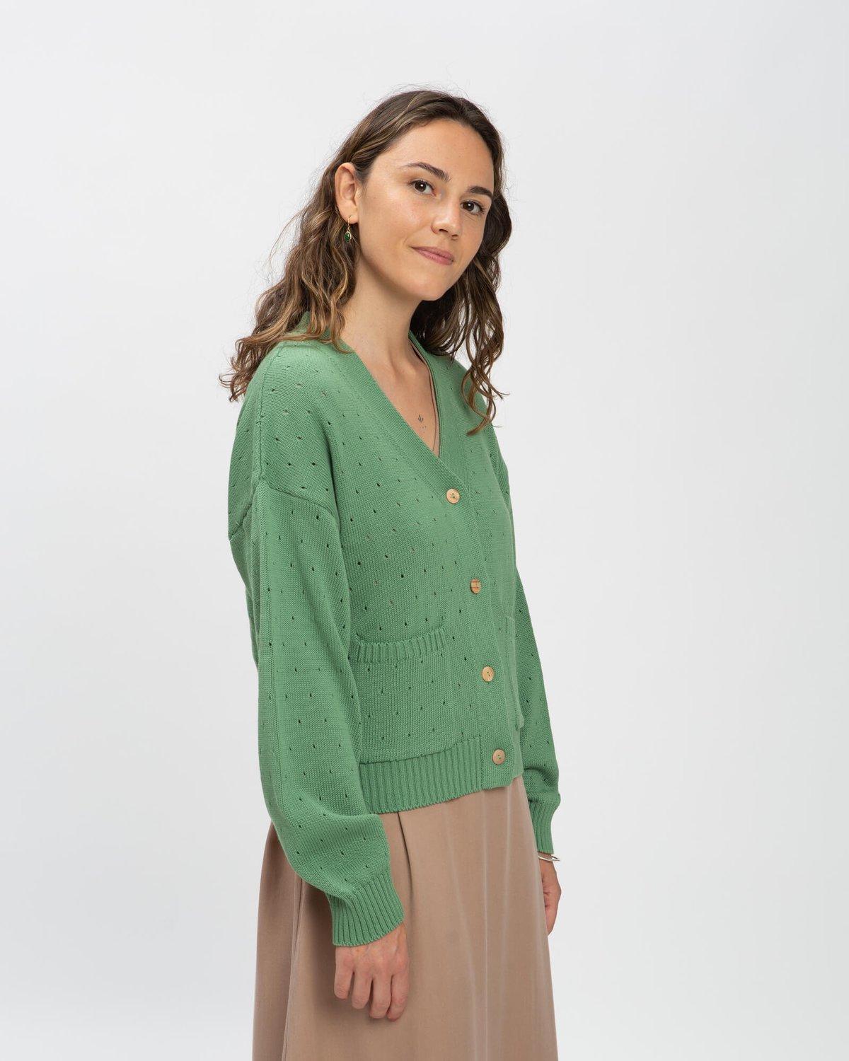 Spring Cardigan Bean