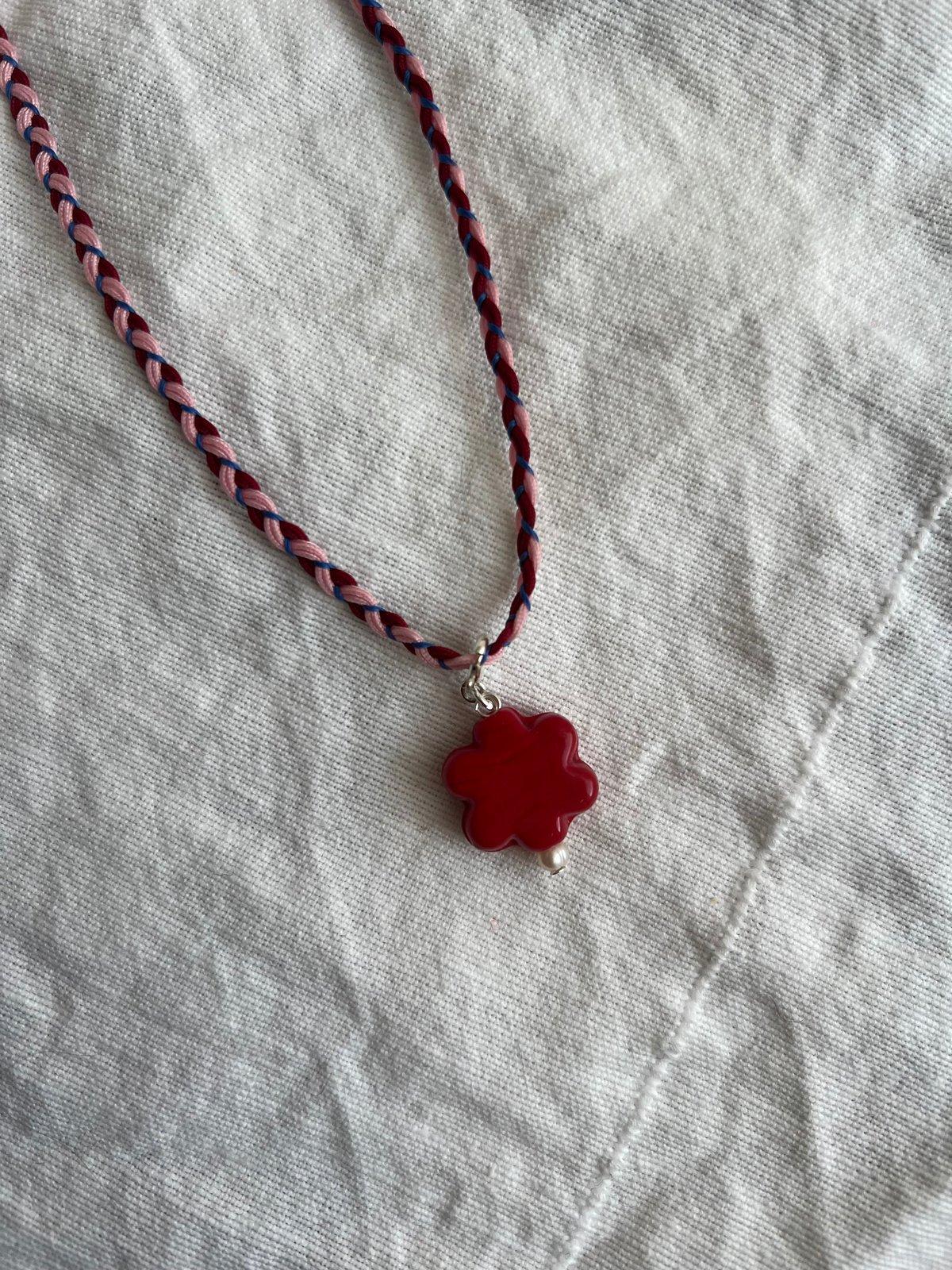 Ori Glass Flower Pendant