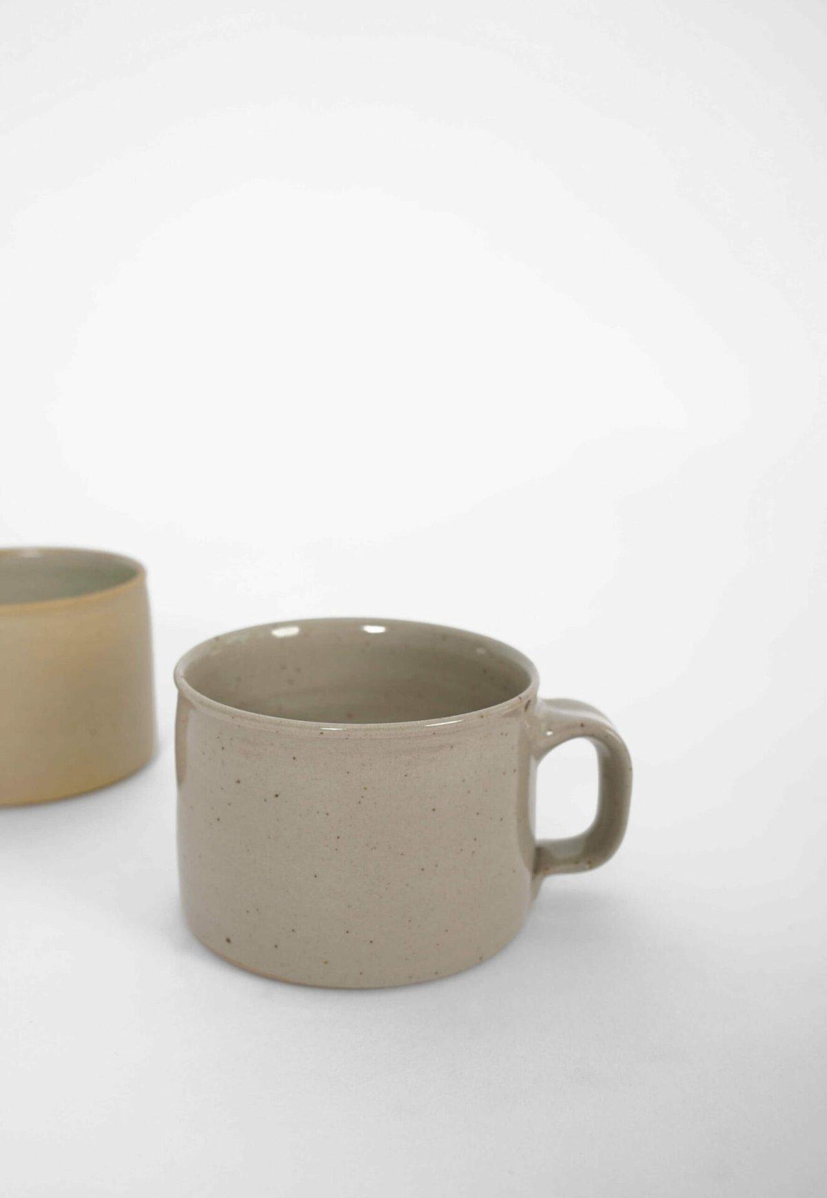 Brutal Stoneware Cup Grey