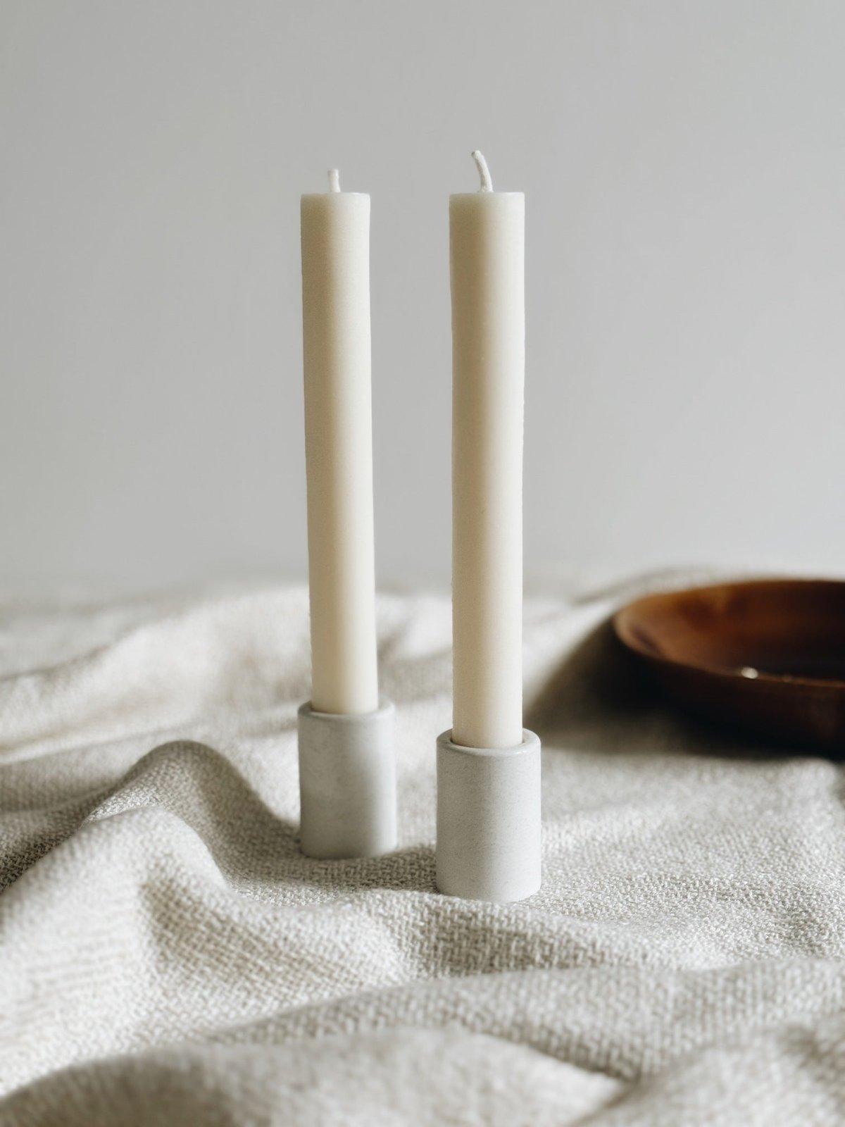 Concrete Taper Candle Holder